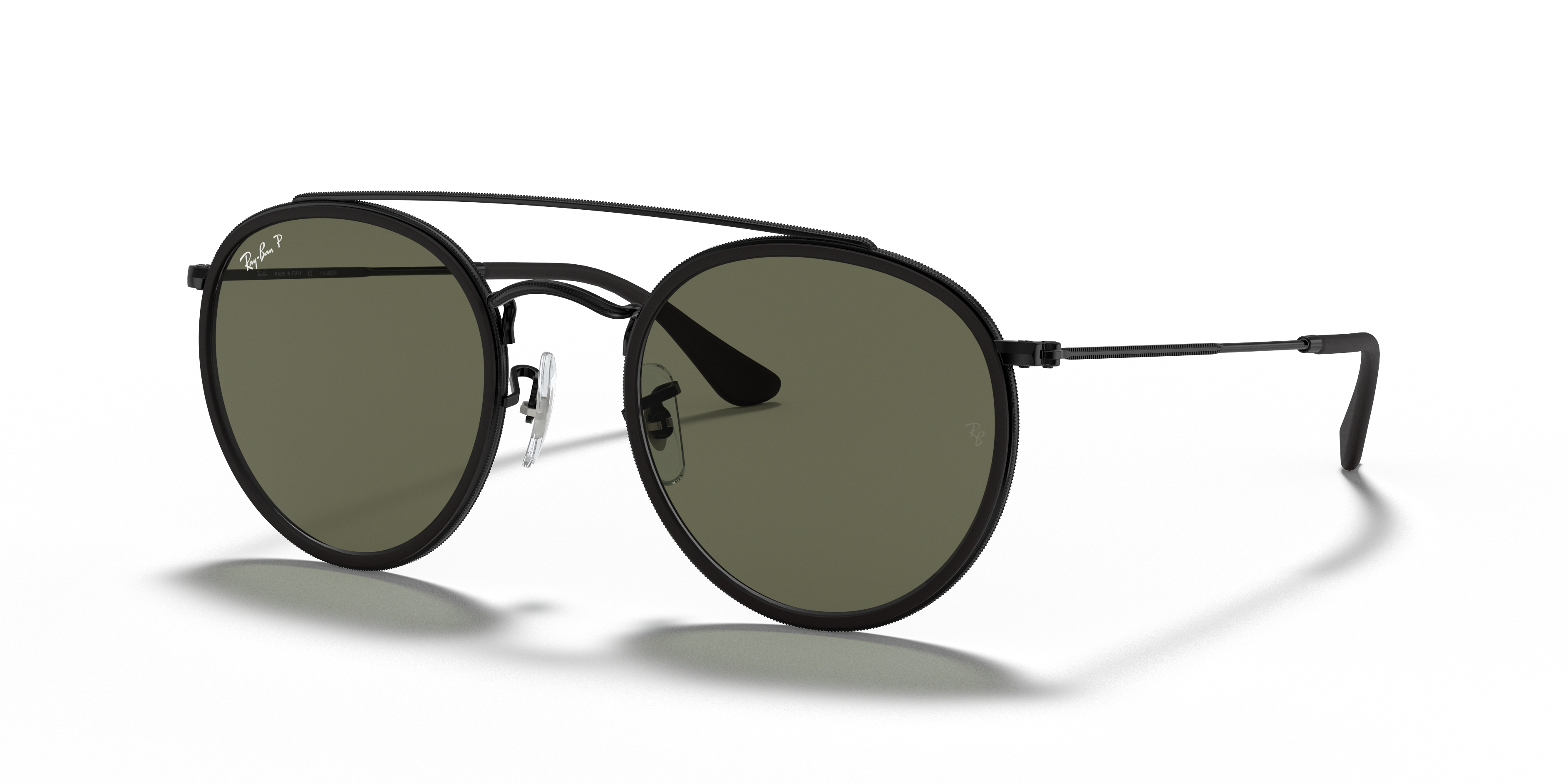RB3647N Zwart MetaalSunglass Frames van B24, Hoekweergave
