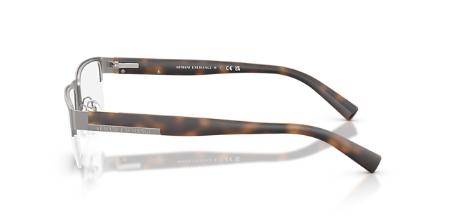 AX1018 Staalgrijs MetaalEyeglass Frames van B24, Zijaanzicht