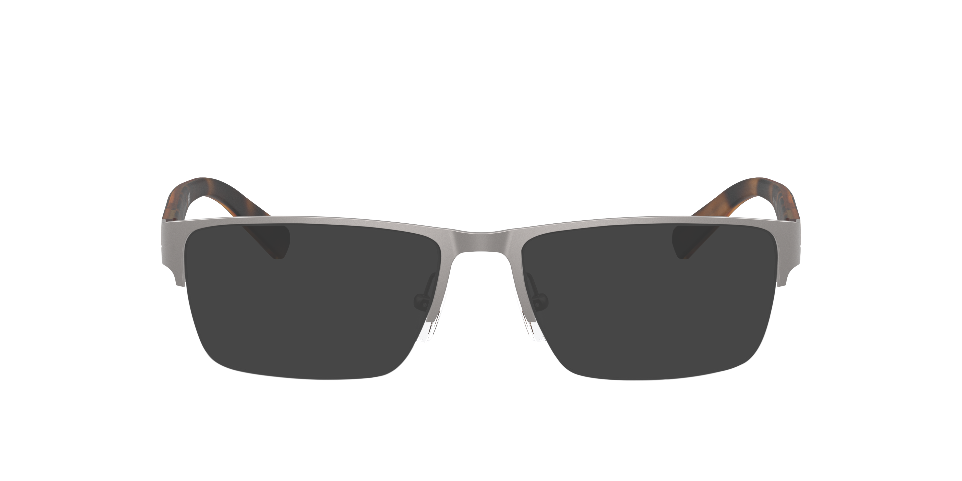 AX1018 Staalgrijs MetaalEyeglass Frames van B24, met getinte lenzen