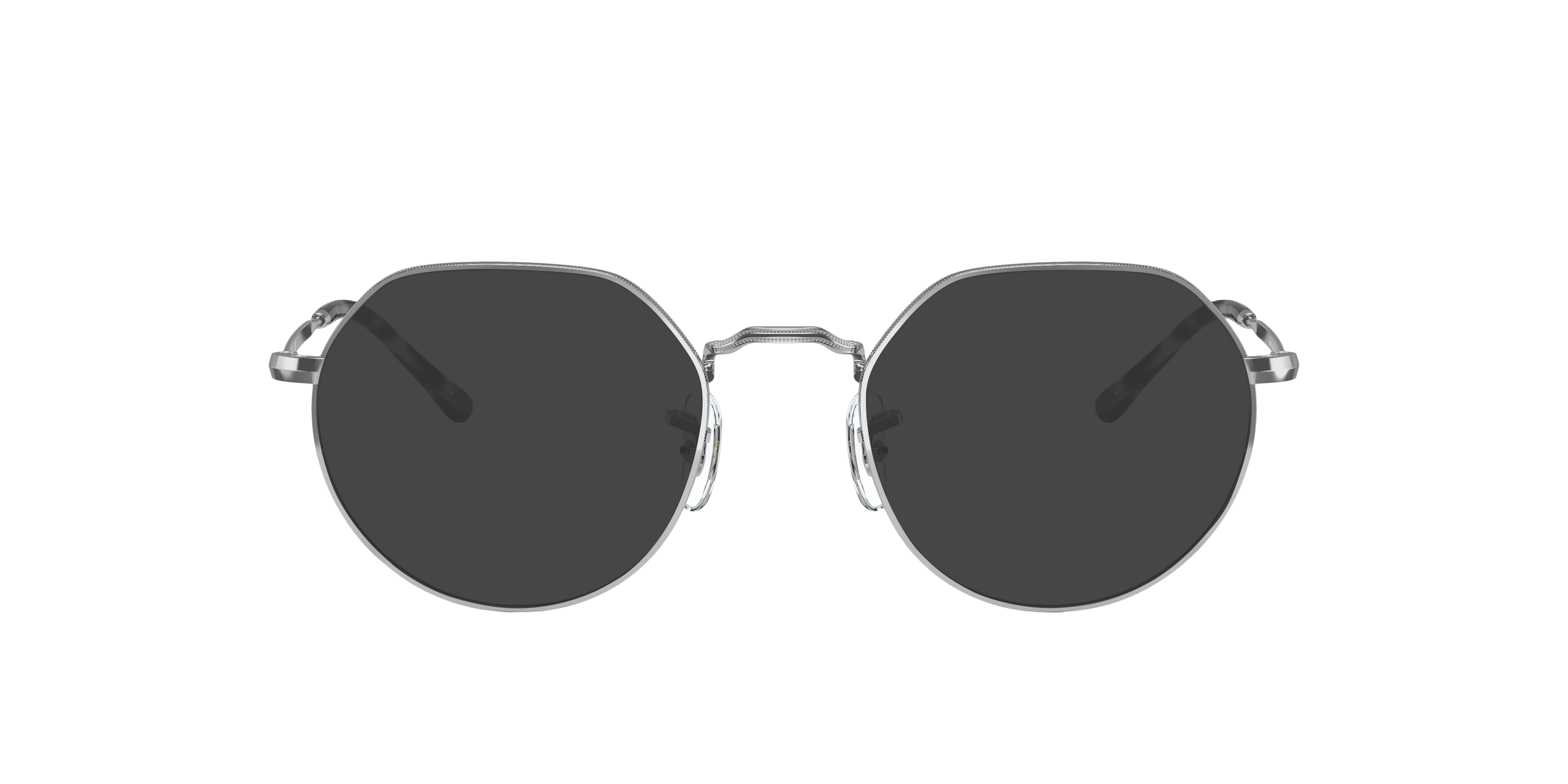 RB6465 Silber MetallEyeglass Frames von B24, mit getönten Gläsern