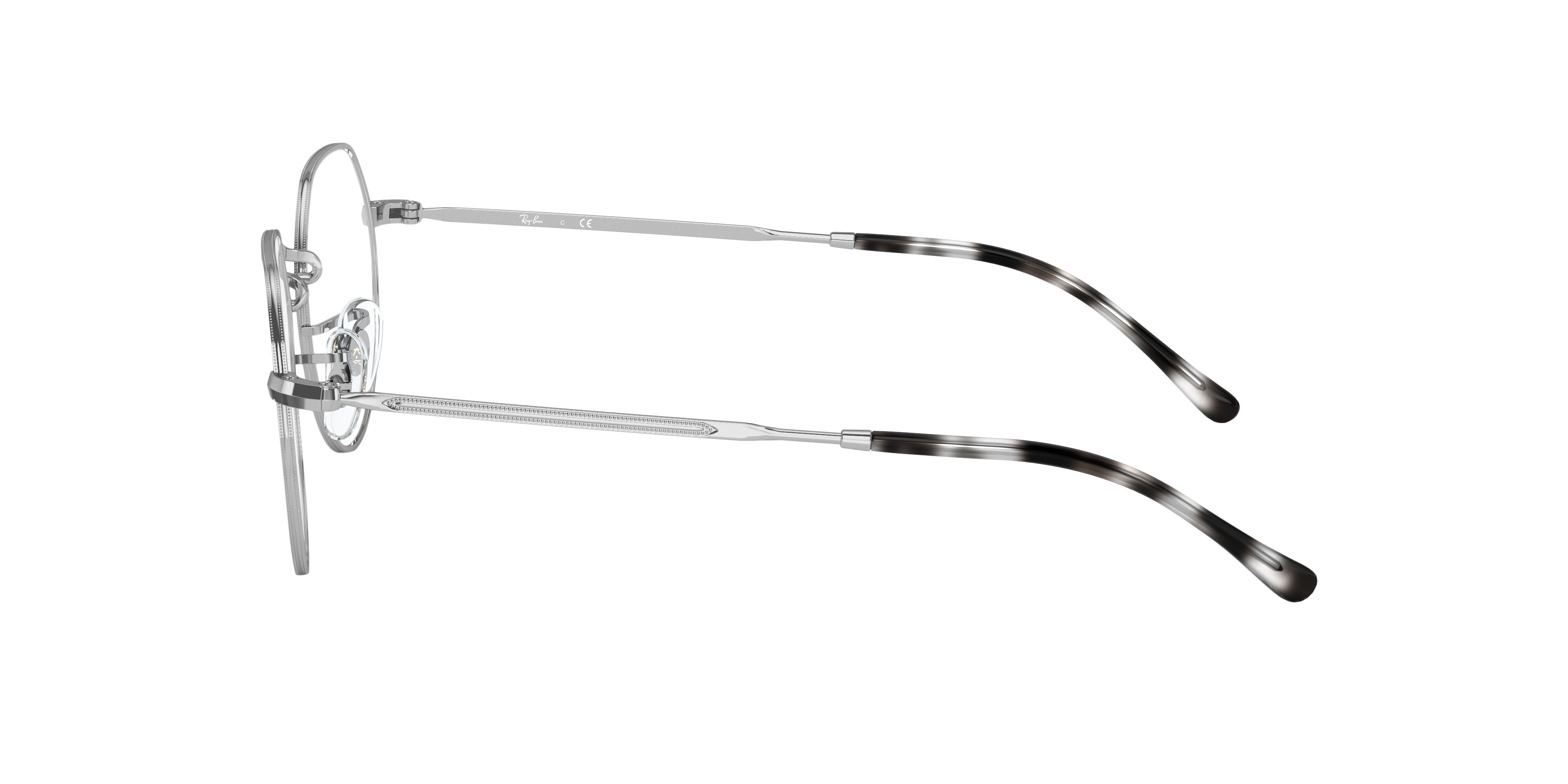 RB6465 Silber MetallEyeglass Frames von B24, Seitenansicht