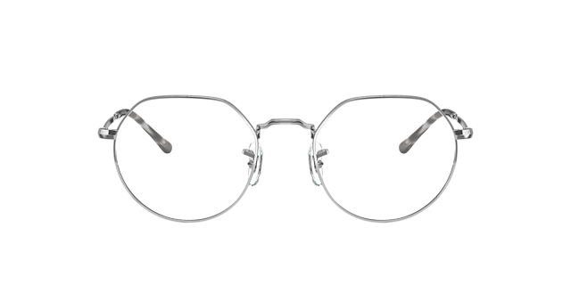 RB6465 Silber MetallEyeglass Frames von B24, Vorderansicht