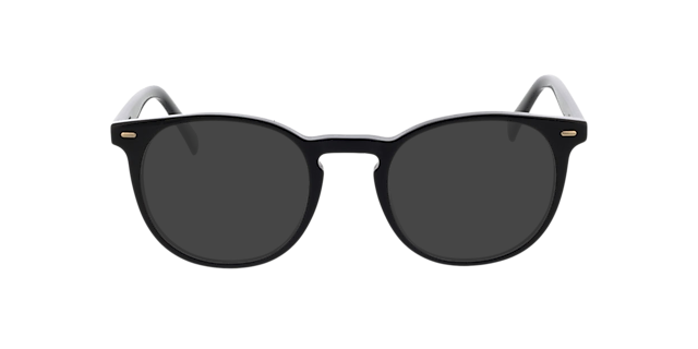 Fargo Zwart AcetaatEyeglass Frames van B24, met getinte lenzen