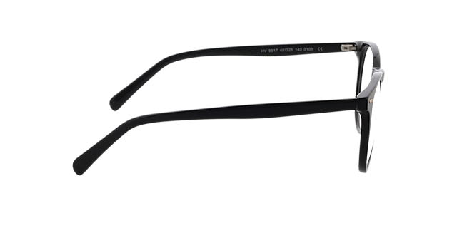 Fargo Zwart AcetaatEyeglass Frames van B24, Zijaanzicht