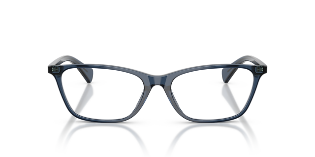 RA7187U Blue Trasparent AcetaatEyeglass Frames van B24, Vooraanzicht