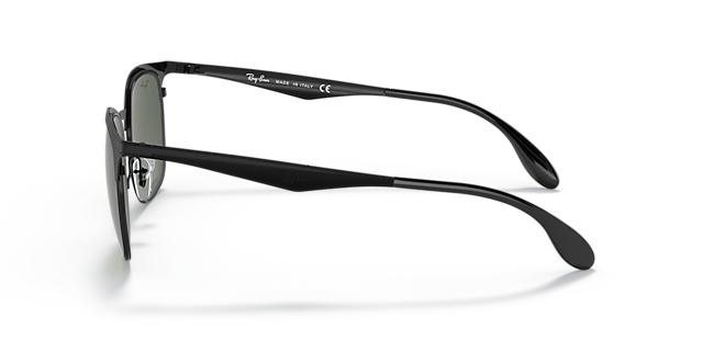 RB3538 Zwart MetaalSunglass Frames van B24, Zijaanzicht