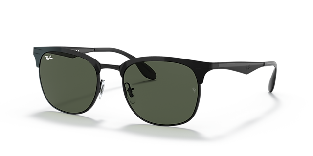 RB3538 Zwart MetaalSunglass Frames van B24, Hoekweergave