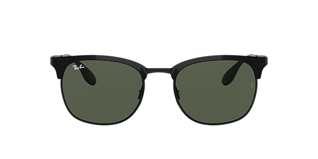 RB3538 Zwart MetaalSunglass Frames van B24, met getinte lenzen