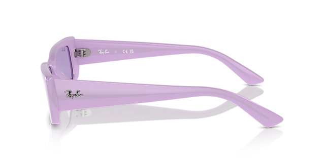RB4425 Lila KunststofSunglass Frames van B24, Zijaanzicht