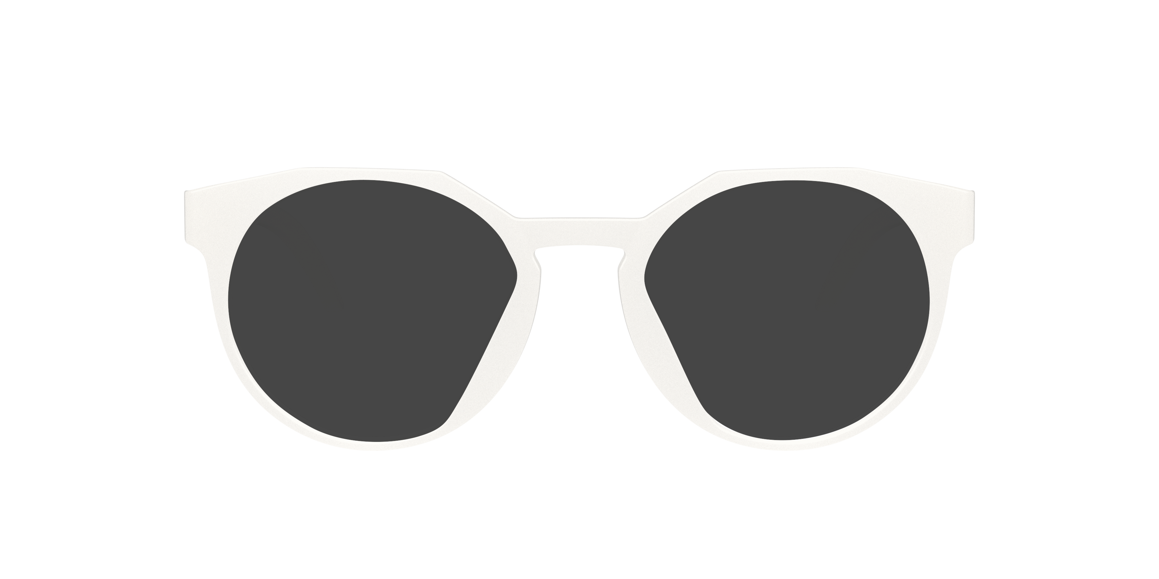 HSTN Seek Collection Matte Vapor KunststofEyeglass Frames van B24, met getinte lenzen