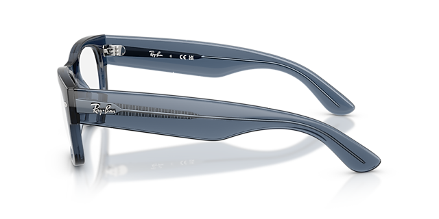 RB0832V Dunkelblau KunststoffEyeglass Frames von B24, Seitenansicht