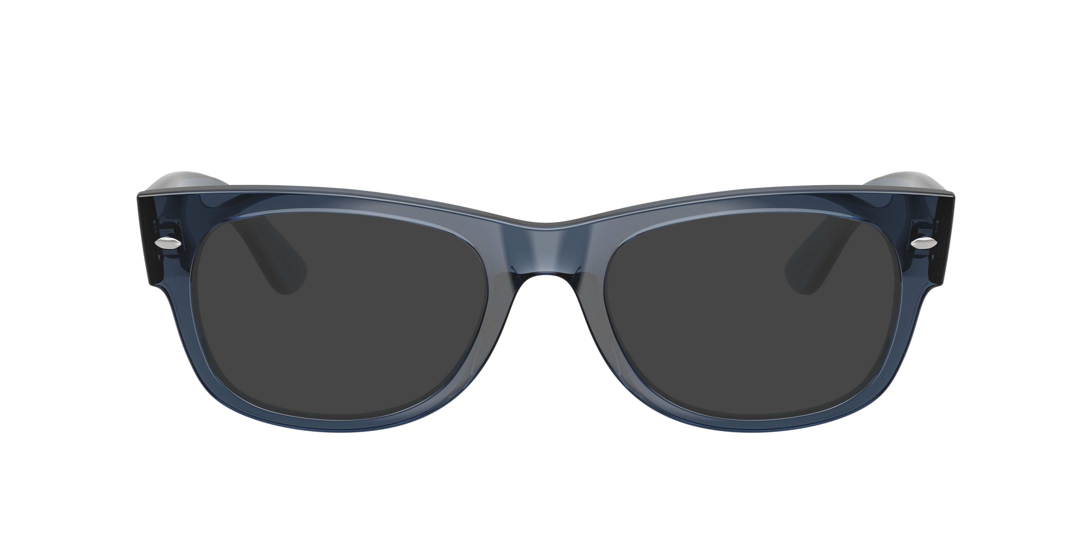 RB0832V Dunkelblau KunststoffEyeglass Frames von B24, mit getönten Gläsern