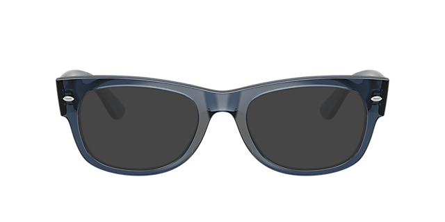 RB0832V Dunkelblau KunststoffEyeglass Frames von B24, mit getönten Gläsern