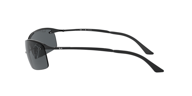 RB3183 Schwarz MetallSunglass Frames von B24, Seitenansicht
