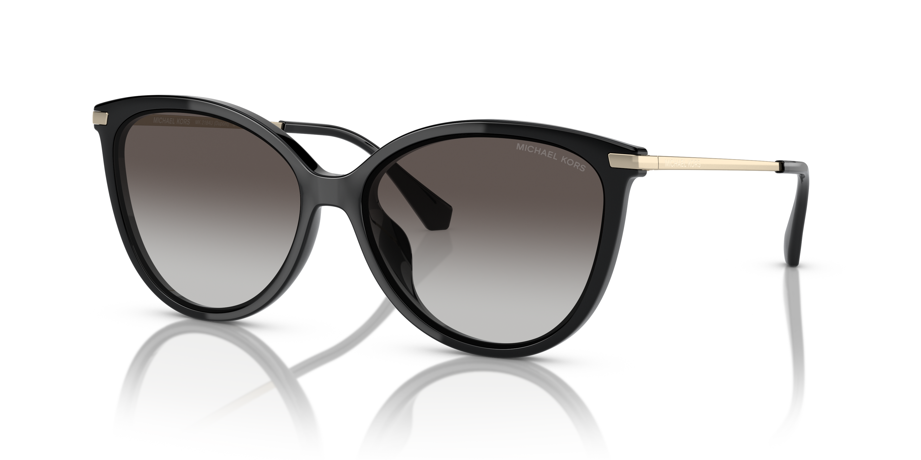MK2184U Schwarz KunststoffSunglass Frames von B24, Dreiviertelansicht