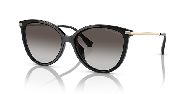 MK2184U Zwart KunststofSunglass Frames van B24, Hoekweergave