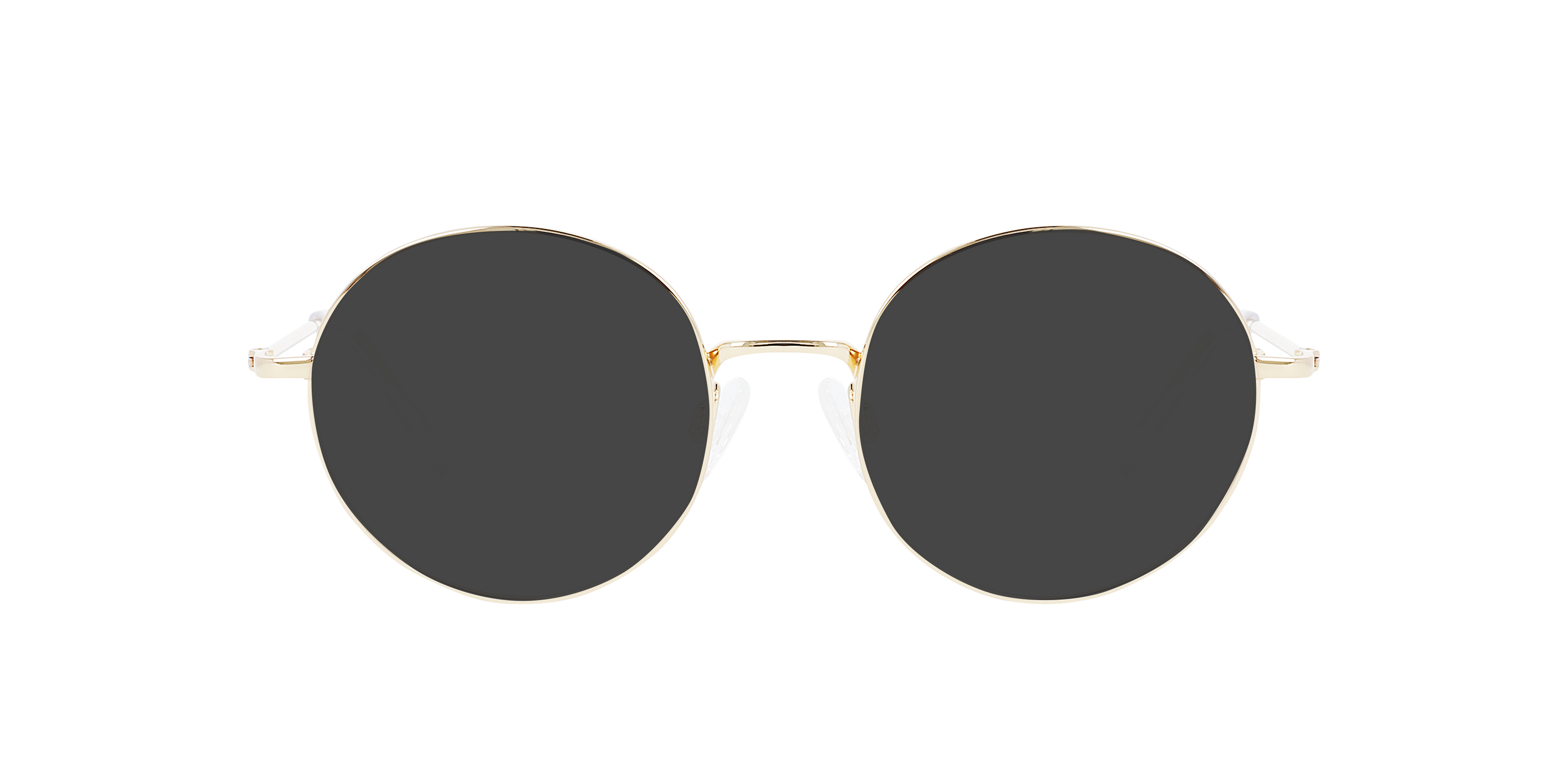 Hampton CT Light Gold Titanium TitanEyeglass Frames von B24, mit getönten Gläsern