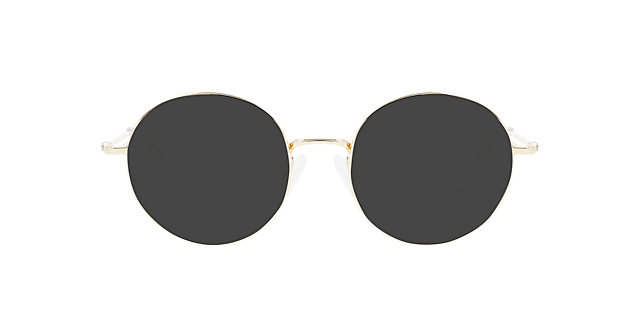 Hampton CT Light Gold Titanium TitanEyeglass Frames von B24, mit getönten Gläsern