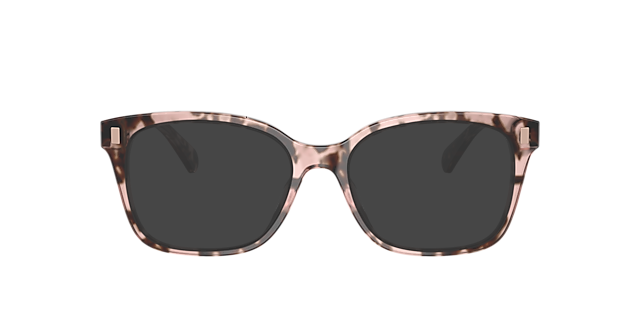 RA7174U Shiny Rose Havana AcetaatEyeglass Frames van B24, met getinte lenzen
