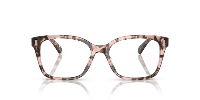 RA7174U Shiny Rose Havana AcetaatEyeglass Frames van B24, Vooraanzicht
