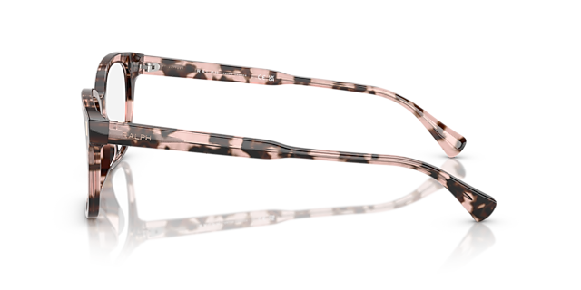 RA7174U Shiny Rose Havana AcetaatEyeglass Frames van B24, Zijaanzicht