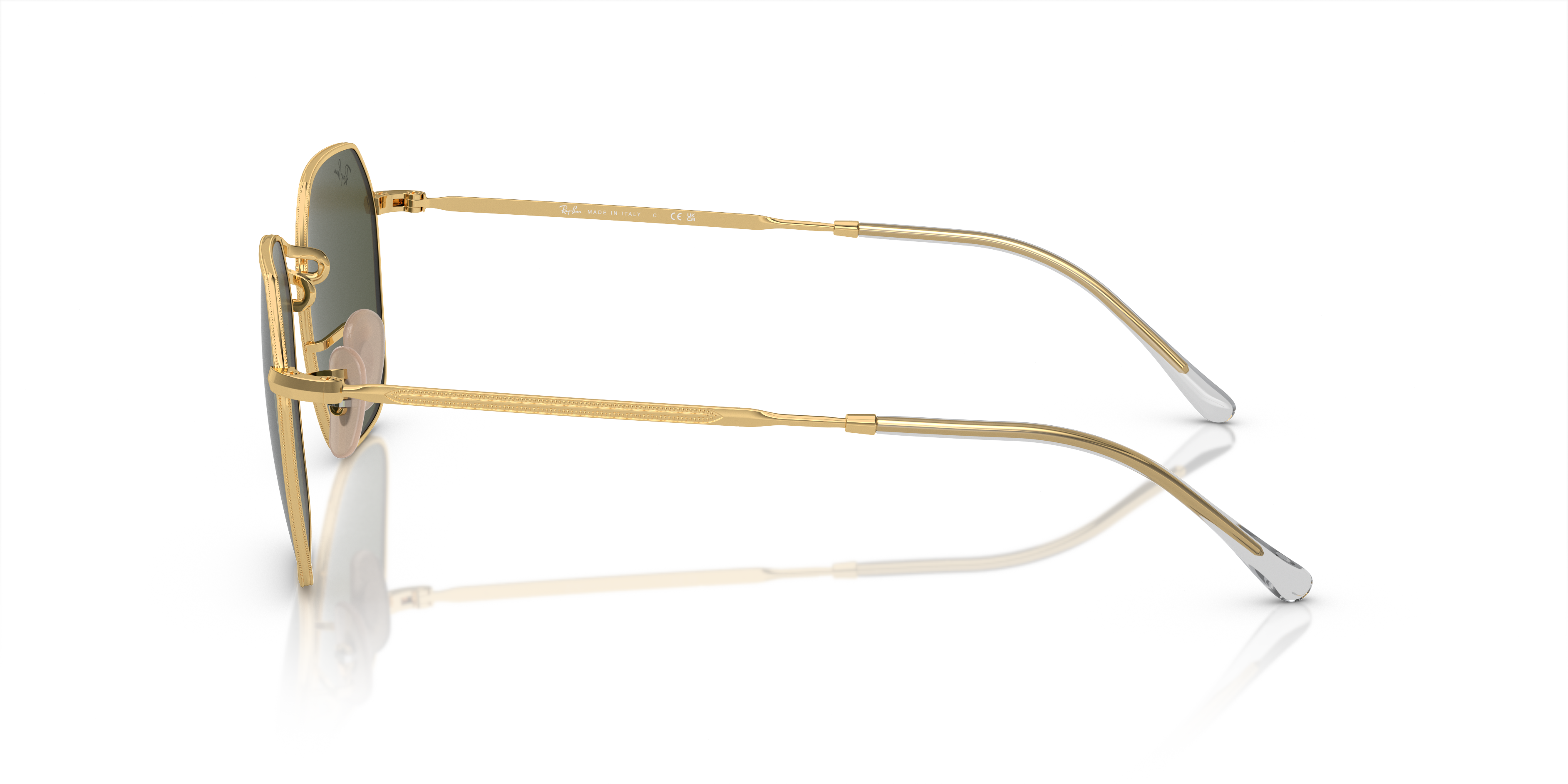 RB3694 Arista Gold MetallSunglass Frames von B24, Seitenansicht