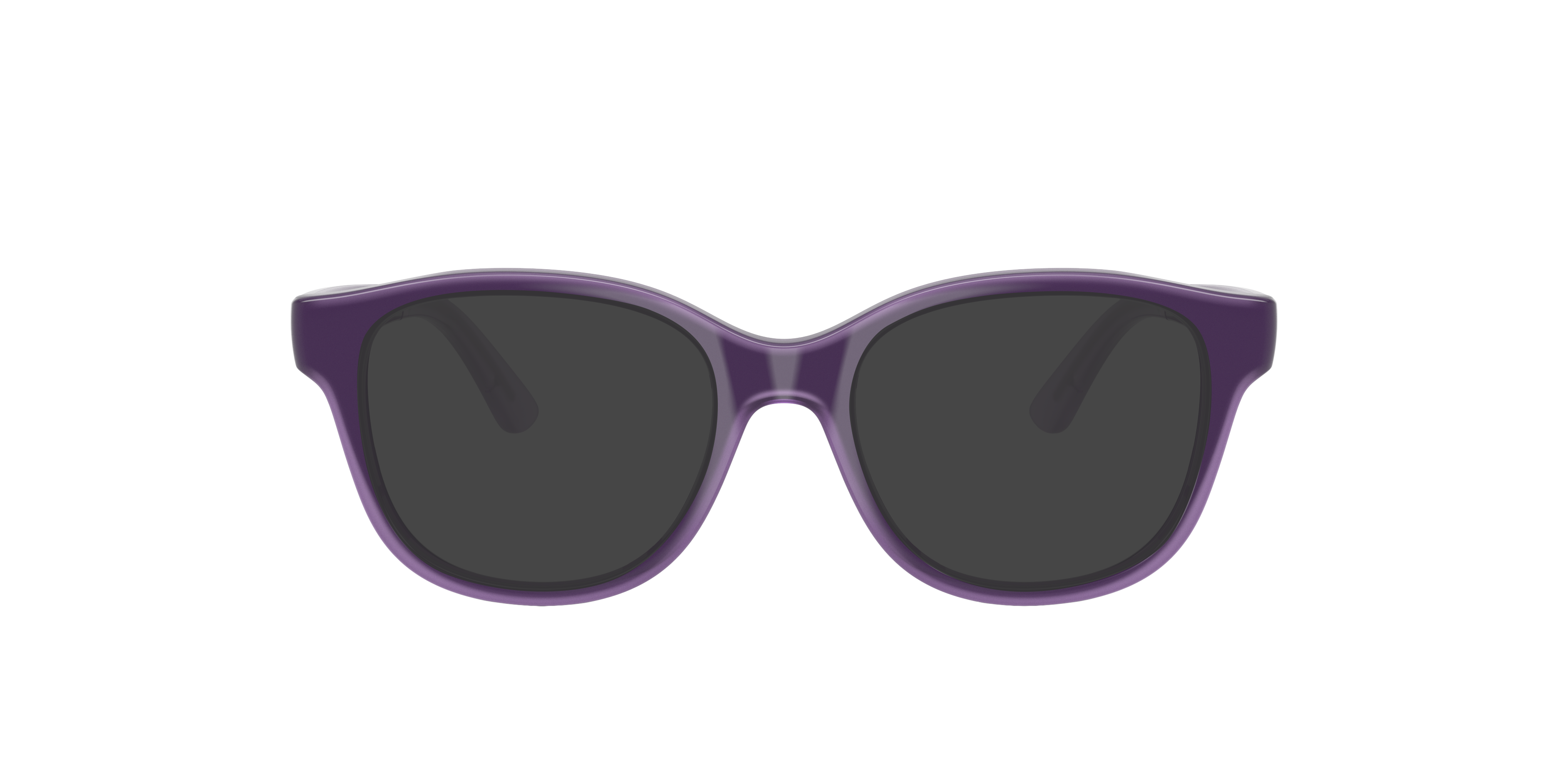 RB1950 Violet On Transparent Violet KunststofEyeglass Frames van B24, met getinte lenzen