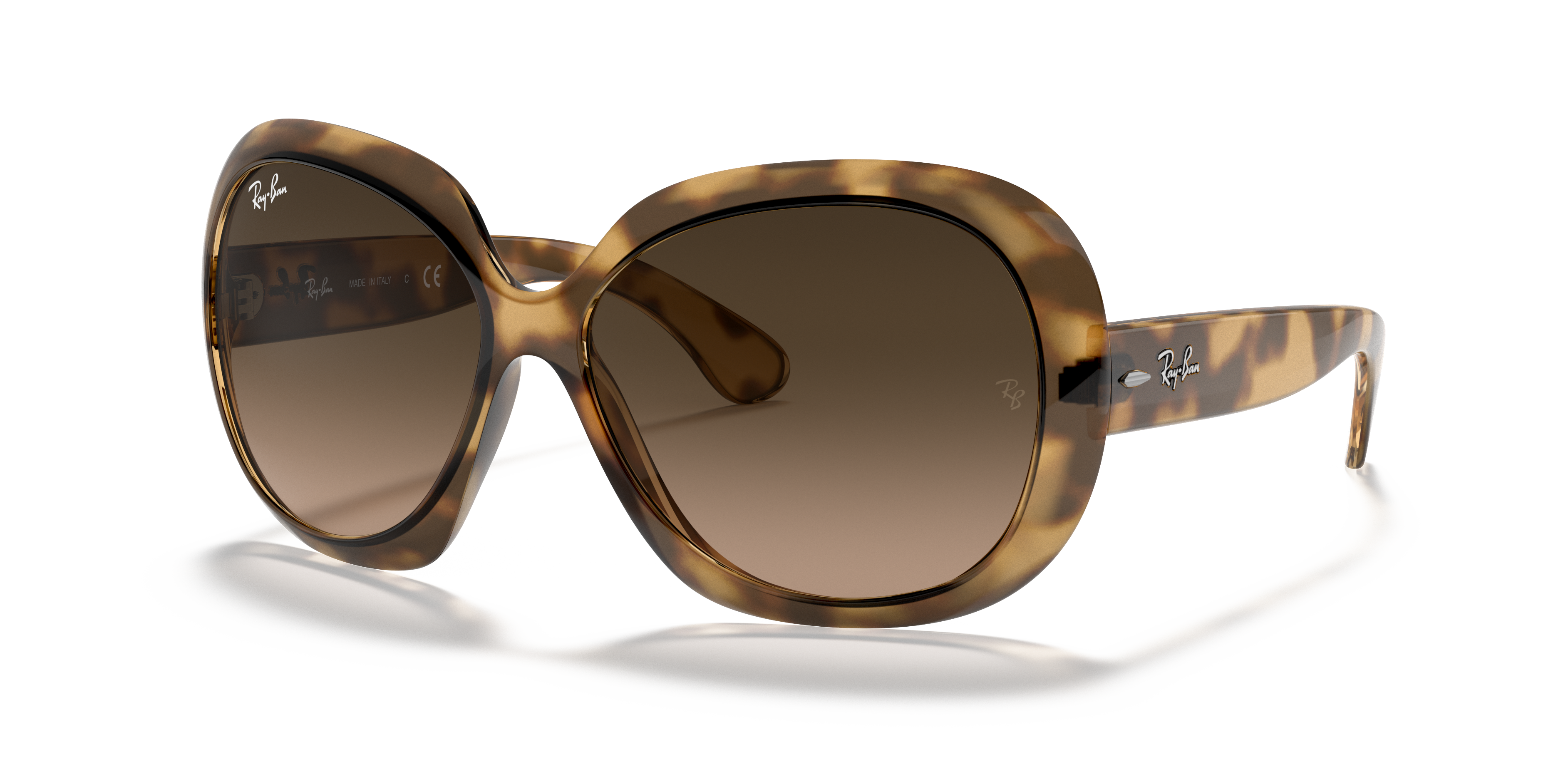 RB4098 Havana KunststoffSunglass Frames von B24, Dreiviertelansicht