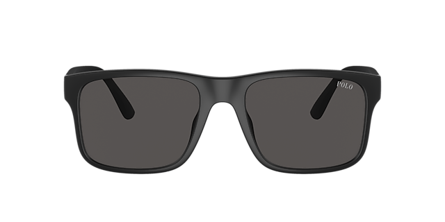 PH4195U Matzwart KunststofSunglass Frames van B24, met getinte lenzen