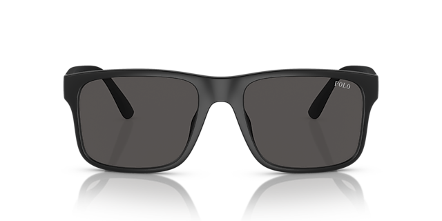 PH4195U Matzwart KunststofSunglass Frames van B24, Vooraanzicht