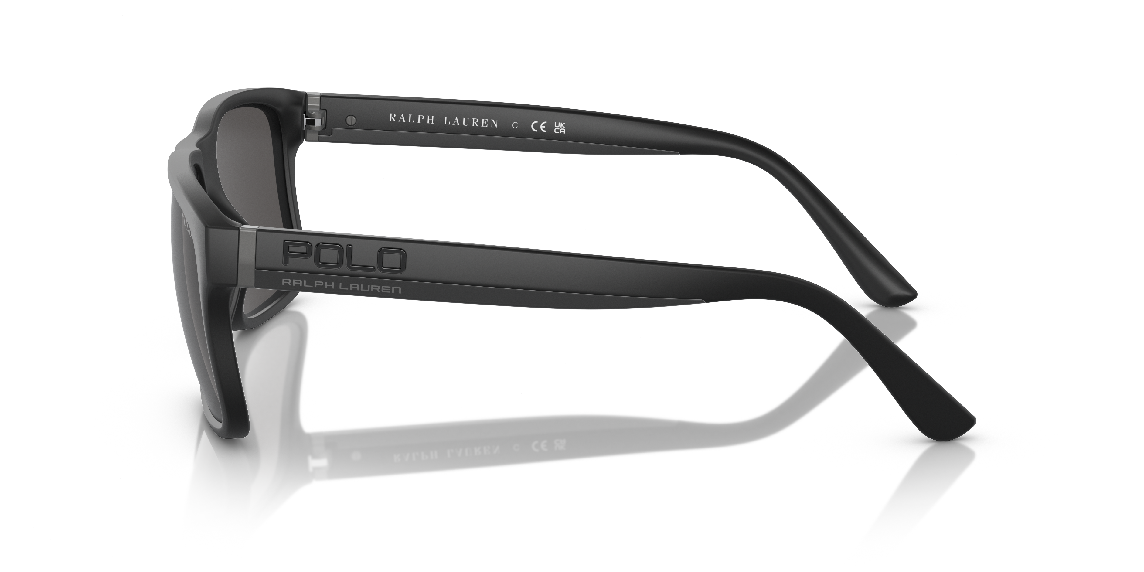 PH4195U Matt Schwarz KunststoffSunglass Frames von B24, Seitenansicht