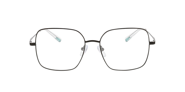 Carrie Parelachtig zwart MetaalEyeglass Frames van B24, Vooraanzicht