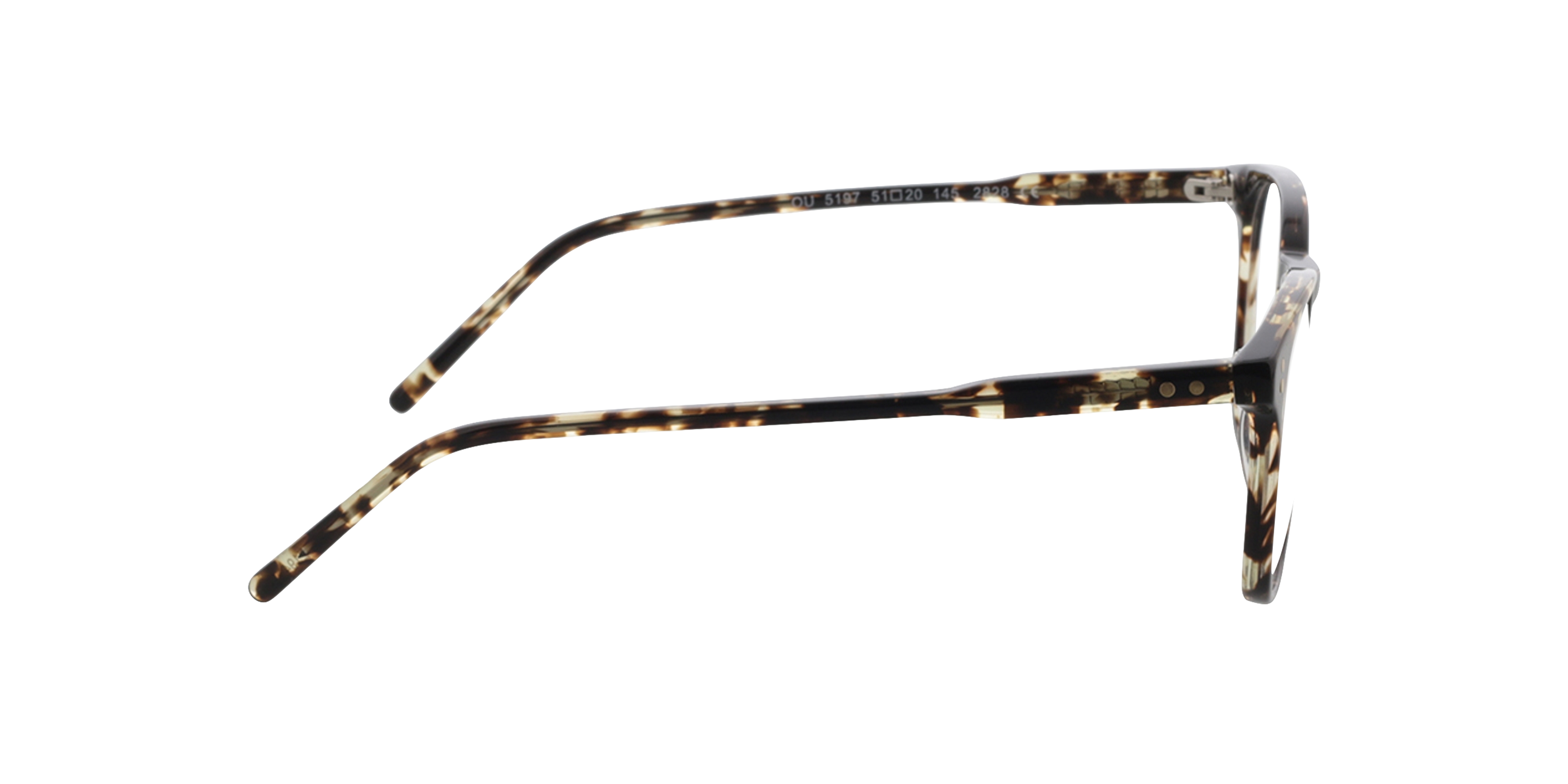 Chelsea Gevlekt Havana AcetaatSunglass Frames van B24, Zijaanzicht