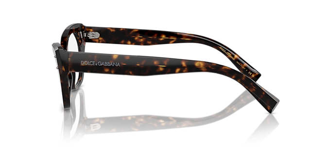 DG3385 Havana AcetaatEyeglass Frames van B24, Zijaanzicht