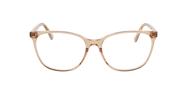 Samantha Bilayer Peach AcetatEyeglass Frames von B24, Vorderansicht
