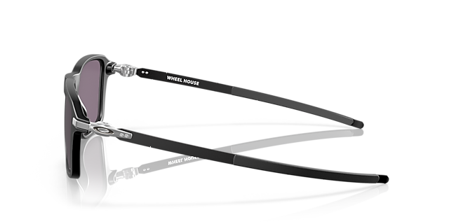 Wheel House Schwarz satiniert KunststoffEyeglass Frames von B24, Seitenansicht