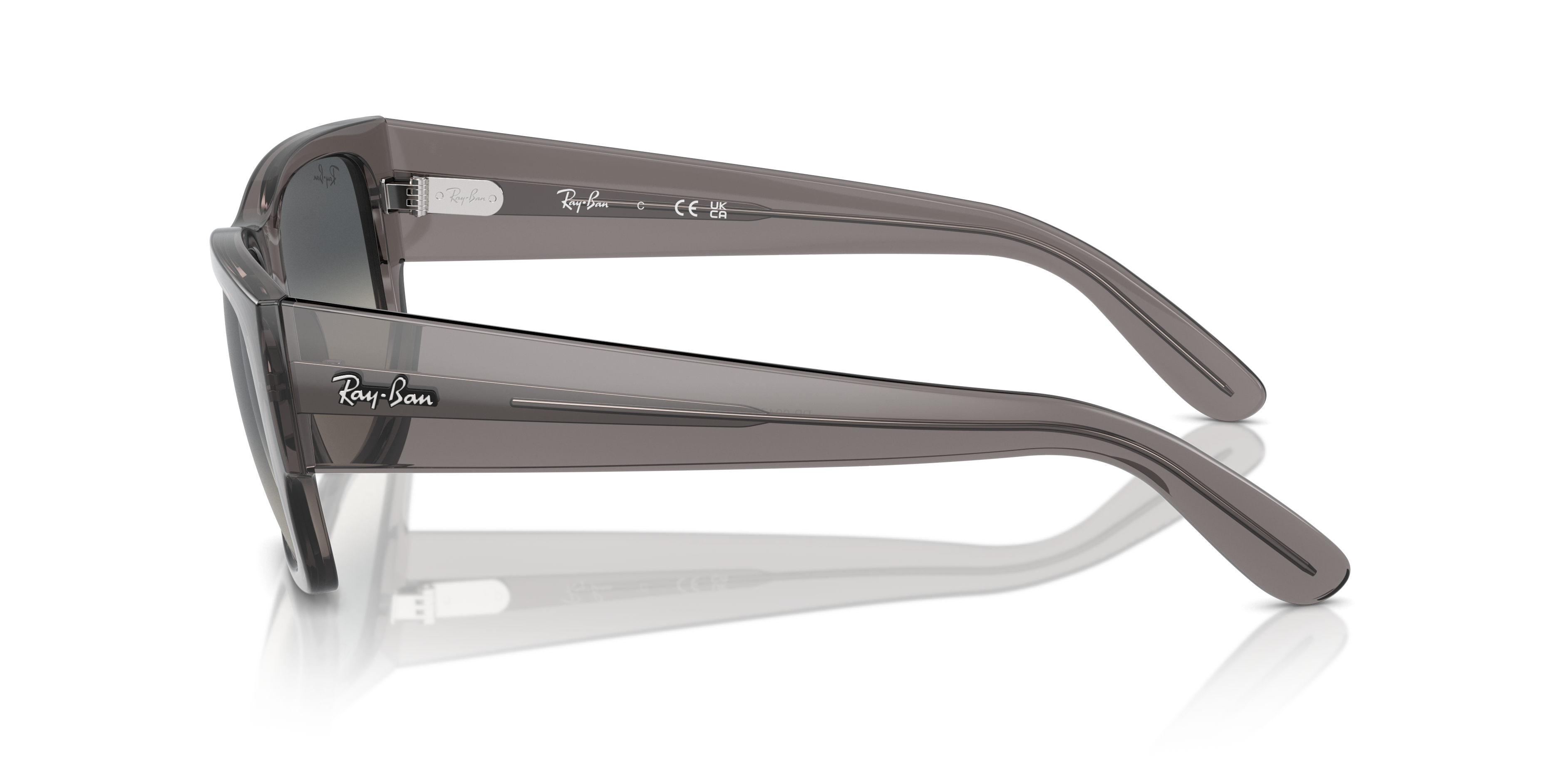 RB0947S Opaal donkergrijs KunststofSunglass Frames van B24, Zijaanzicht