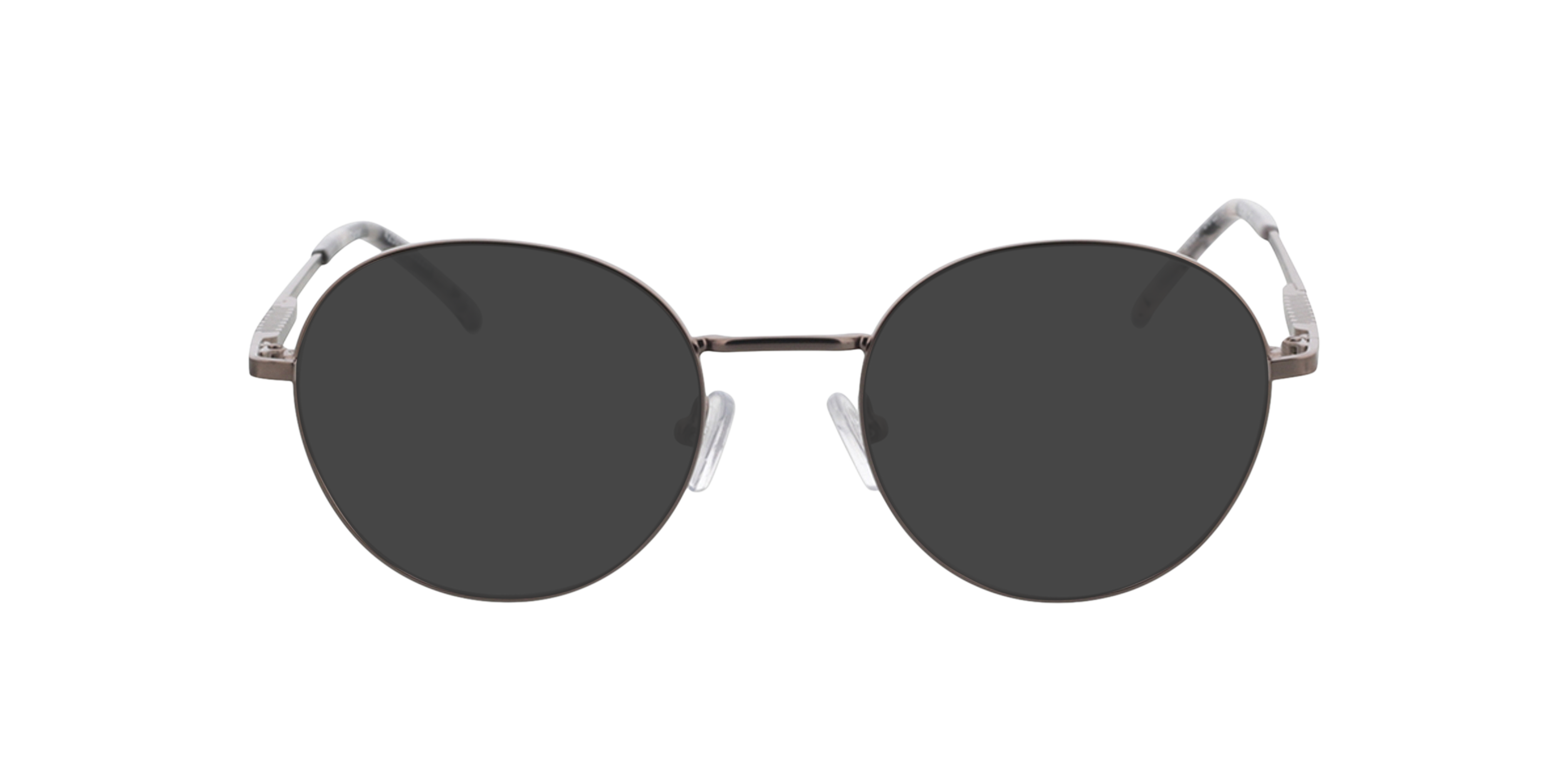 Carter Satijn gunmetal &  grijs Havana MetaalEyeglass Frames van B24, met getinte lenzen