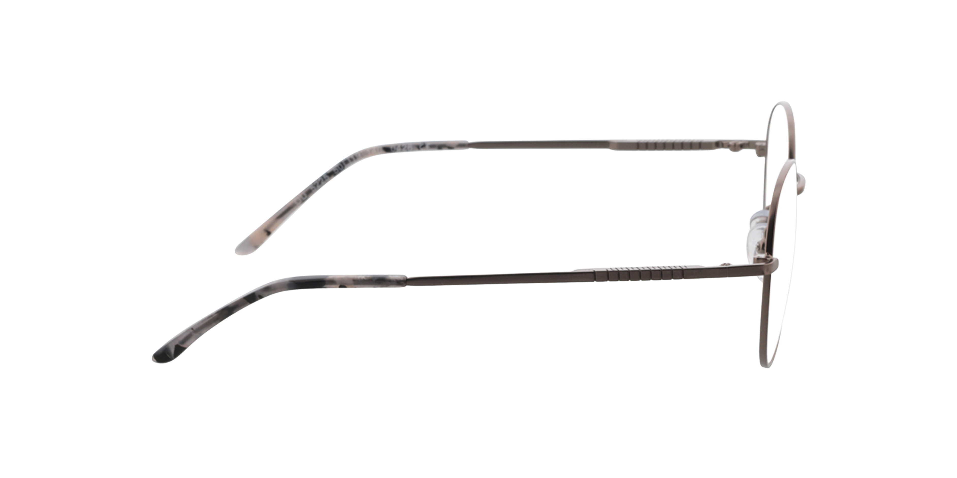 Carter Satijn gunmetal &  grijs Havana MetaalEyeglass Frames van B24, Zijaanzicht
