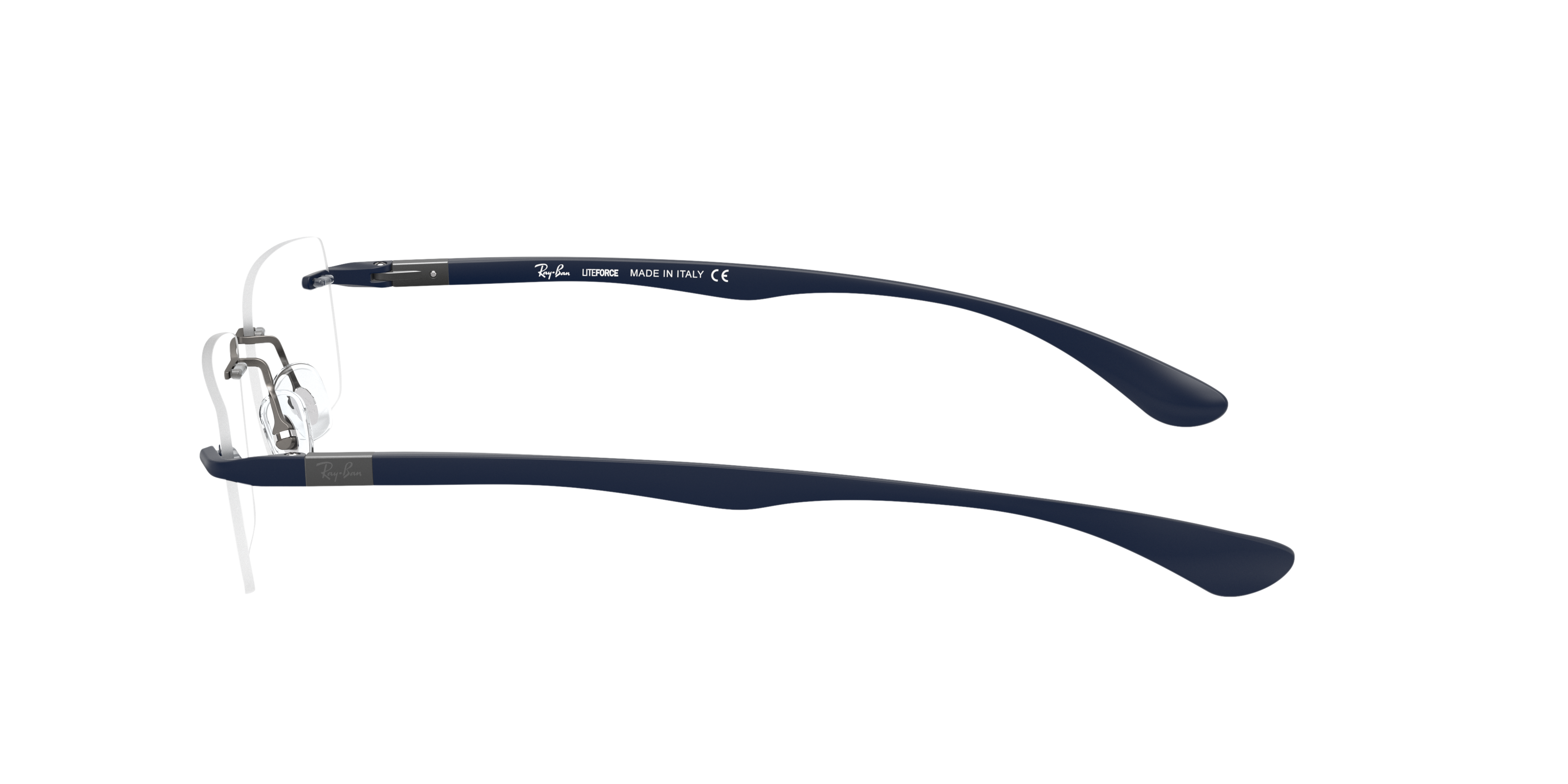 RB8724 Gunmetal TitanEyeglass Frames von B24, Seitenansicht