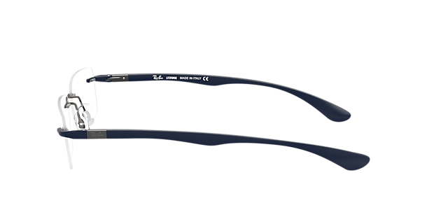 RB8724 Gunmetal TitanEyeglass Frames von B24, Seitenansicht