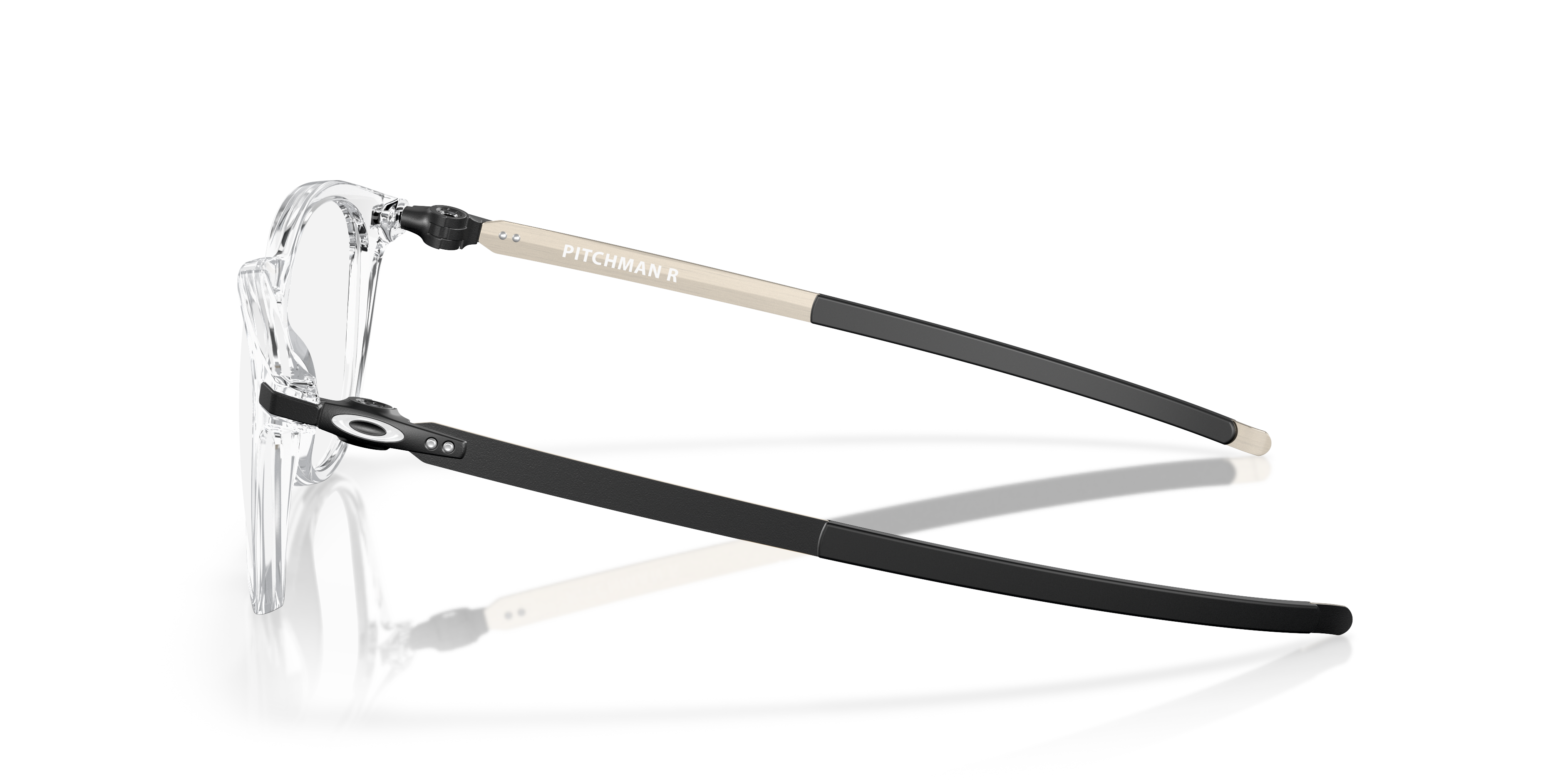 Pitchman™ R Helder KunststofEyeglass Frames van B24, Zijaanzicht