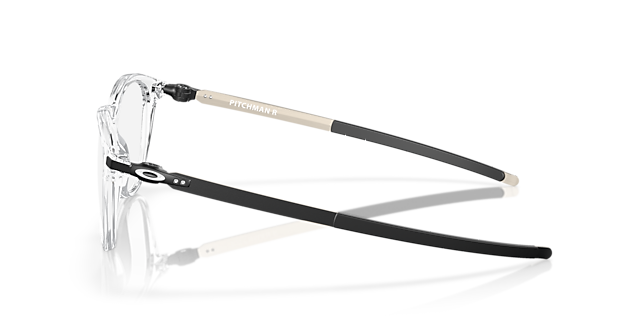 Pitchman™ R Klar KunststoffEyeglass Frames von B24, Seitenansicht