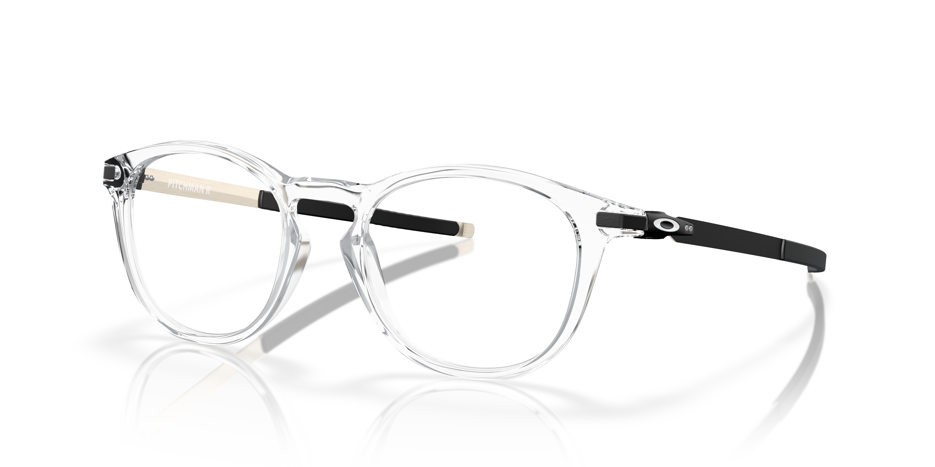 Pitchman™ R Helder KunststofEyeglass Frames van B24, Hoekweergave