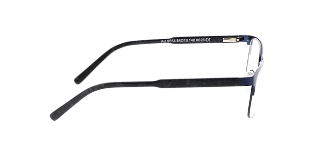 Sherman Blauw & gevlekt grijs MetaalEyeglass Frames van B24, Zijaanzicht