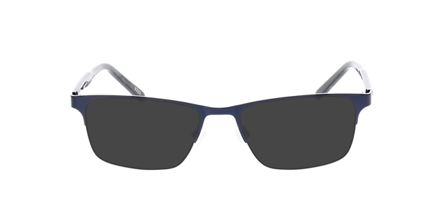 Sherman Blauw & gevlekt grijs MetaalEyeglass Frames van B24, met getinte lenzen