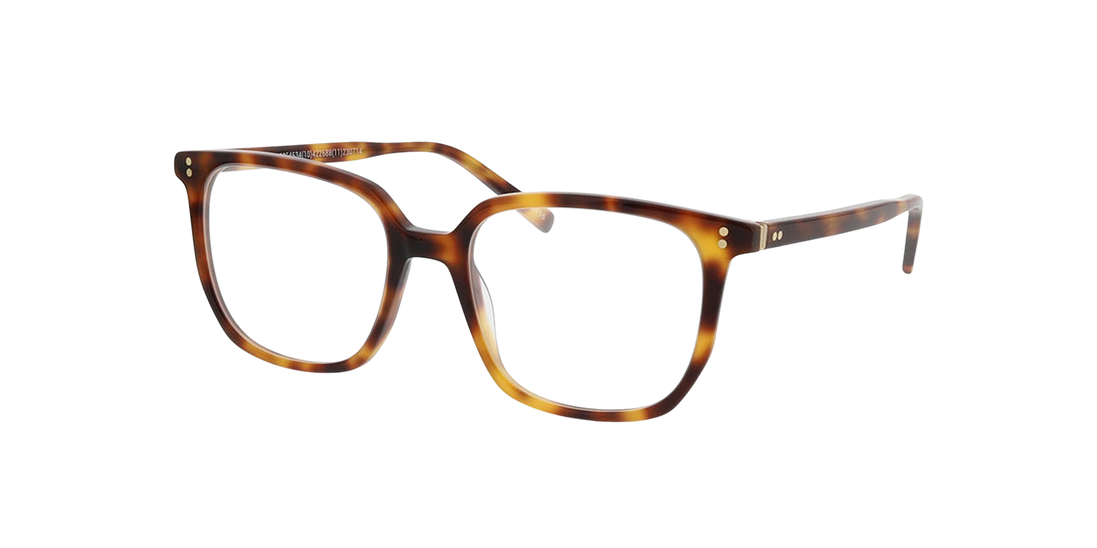 Magnolia Havana AcetaatEyeglass Frames van B24, Hoekweergave