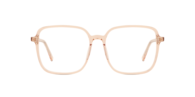 Elan Crystal Peach AcetatEyeglass Frames von B24, Vorderansicht