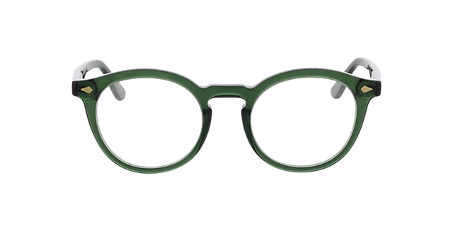 Brooke Crystal Olive Green AcetatEyeglass Frames von B24, Vorderansicht