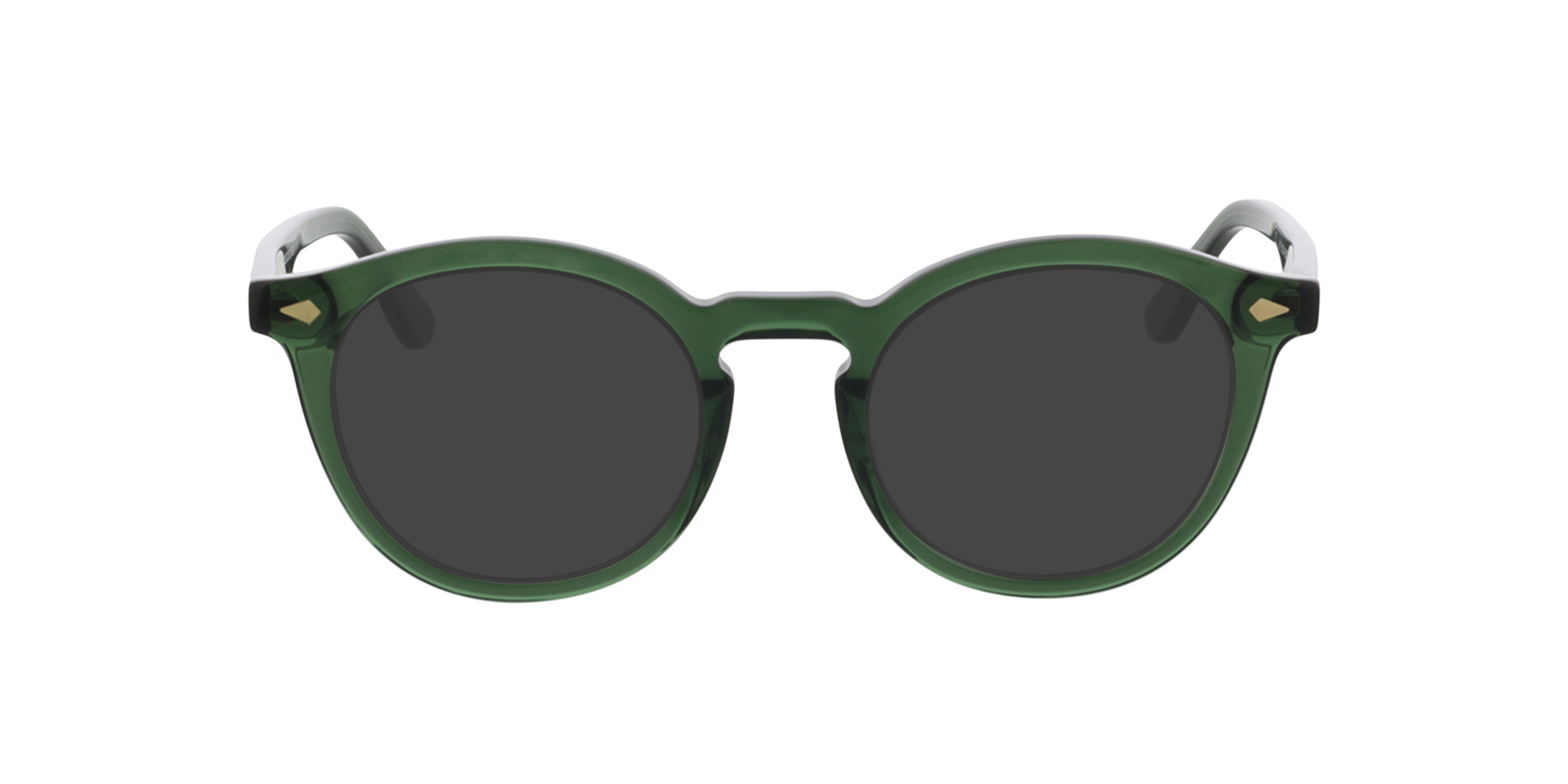Brooke Crystal Olive Green AcetatEyeglass Frames von B24, mit getönten Gläsern